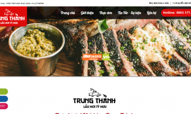 Thiết kế web ẩm thực Restaurants